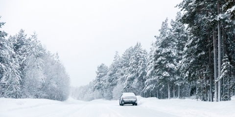 Snow on the road