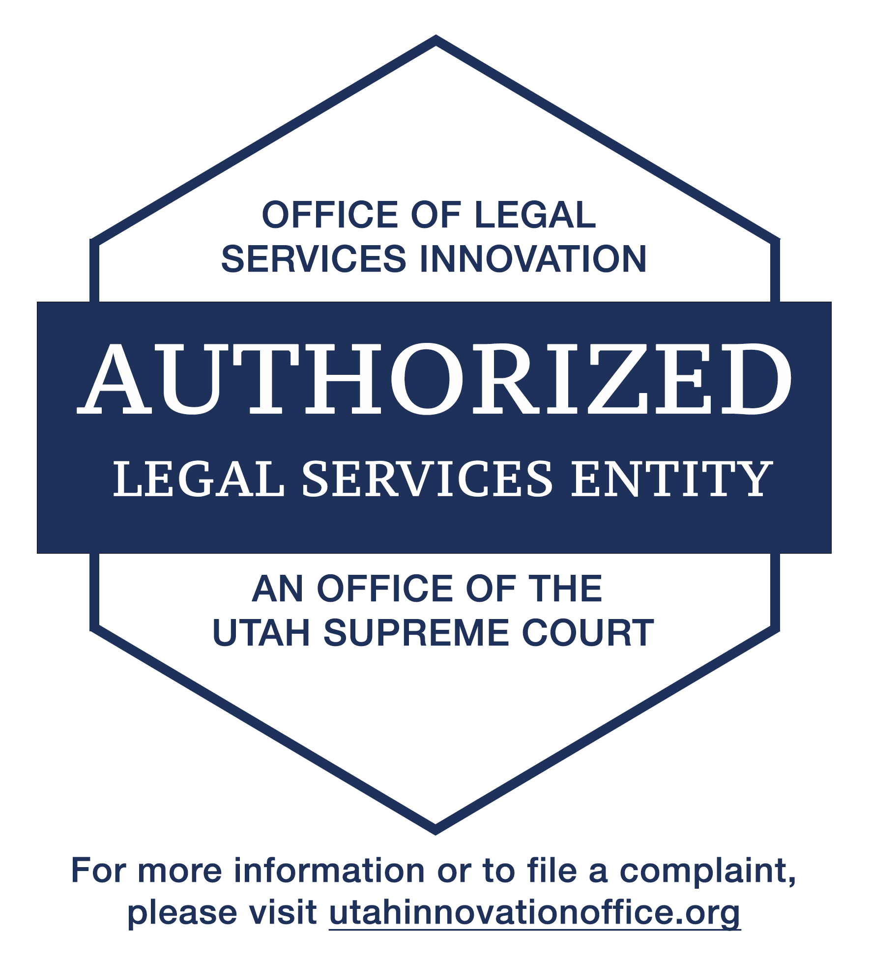 Office of Legal Services Innovation - Authorized Legal Services Entity - An Office of the Utah Supreme Court